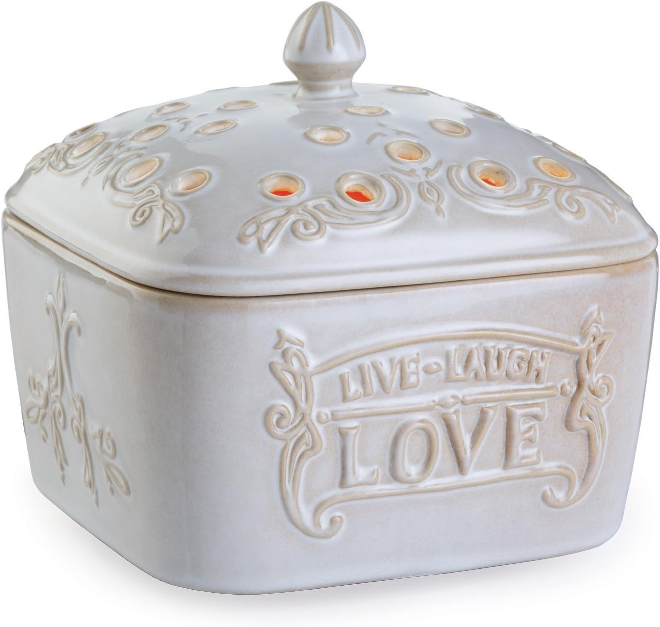 CANDLE WARMERS ETC. Candle Aire Fan Fragrance Warmer, Live, Laugh, Love Home & Kitchen