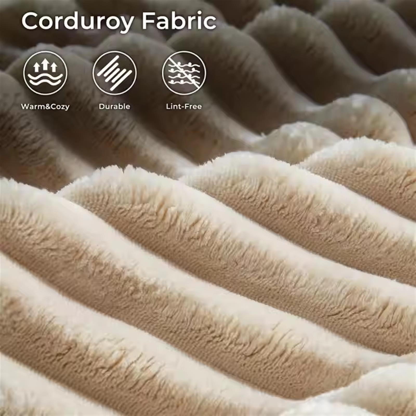 Divano Componibile Modulare a L con Chaise Longue, Morbido Tessuto in Velluto Coste con Seduta Profonda, Divani Componibili in Memory Foam per Soggiorno, Camera Letto