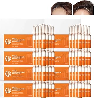 Liasc FINAS Prestig Hair-Regrowth Ampoules,Liasc Hairmuch Hair Growth Ampoule Serum Lotion,Biotin Hair Growth Serum,Hair Loss Thickening Regrowth for Thinning Hair (56 pcs/8 boxes)