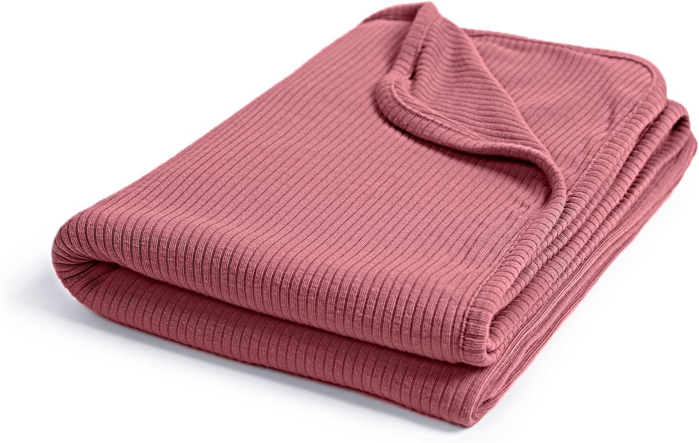 Ultra-Soft Rayon Made from Bamboo Baby Blanket – 30×40 Inches Double-Layer Swaddle Blanket, Breathable & Hypoallergenic, Lightweight Nursing Cover, Stroller Blanket for Infants & Toddlers