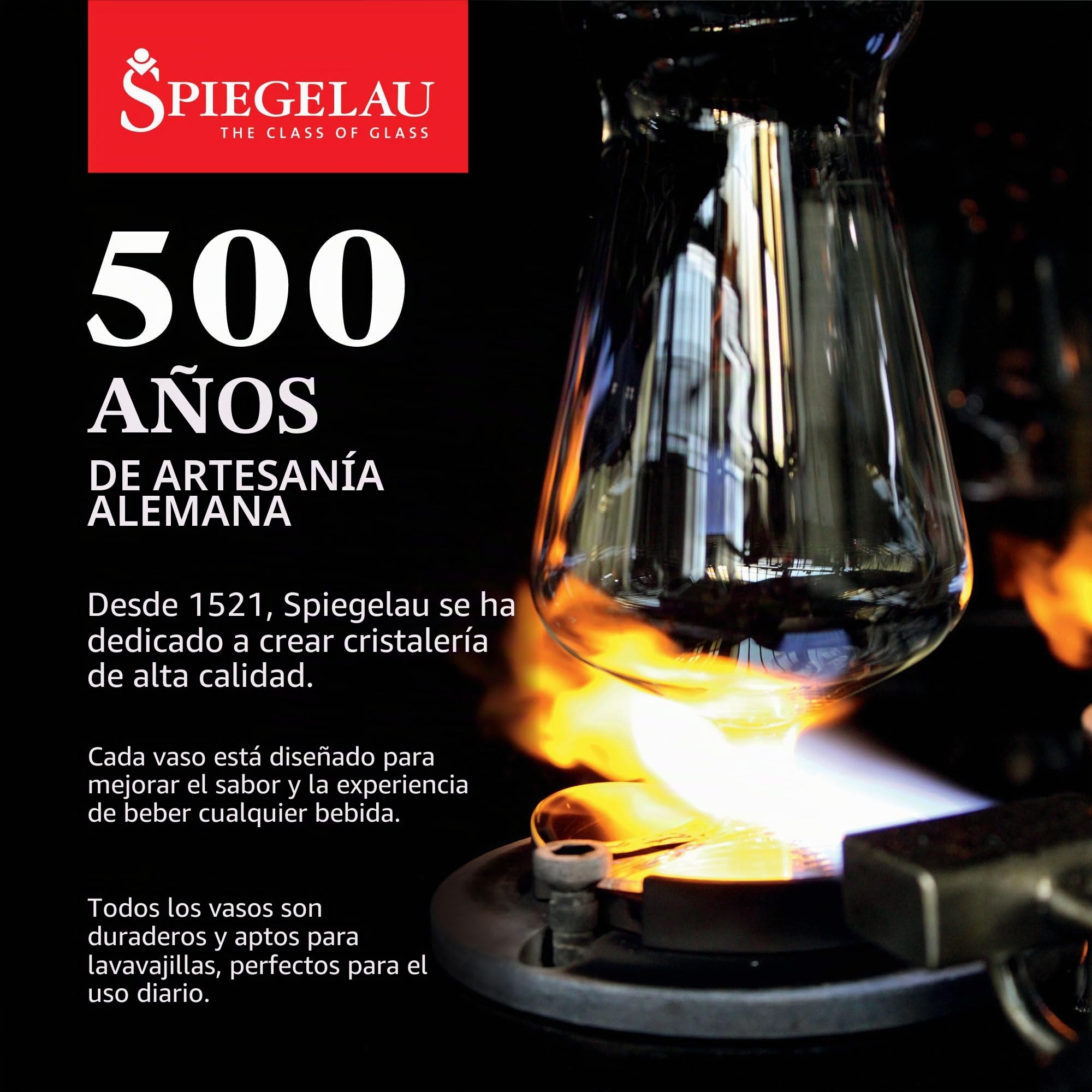 Spiegelau Lifestyle 4450194 - Juego de 4 copas de cóctel (cristal, 220 ml)