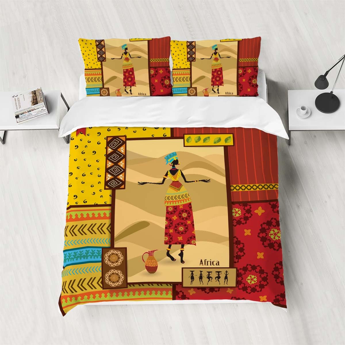 Housse de couette 3D grand lit pour transformer l'ambiance de votre chambre à coucher