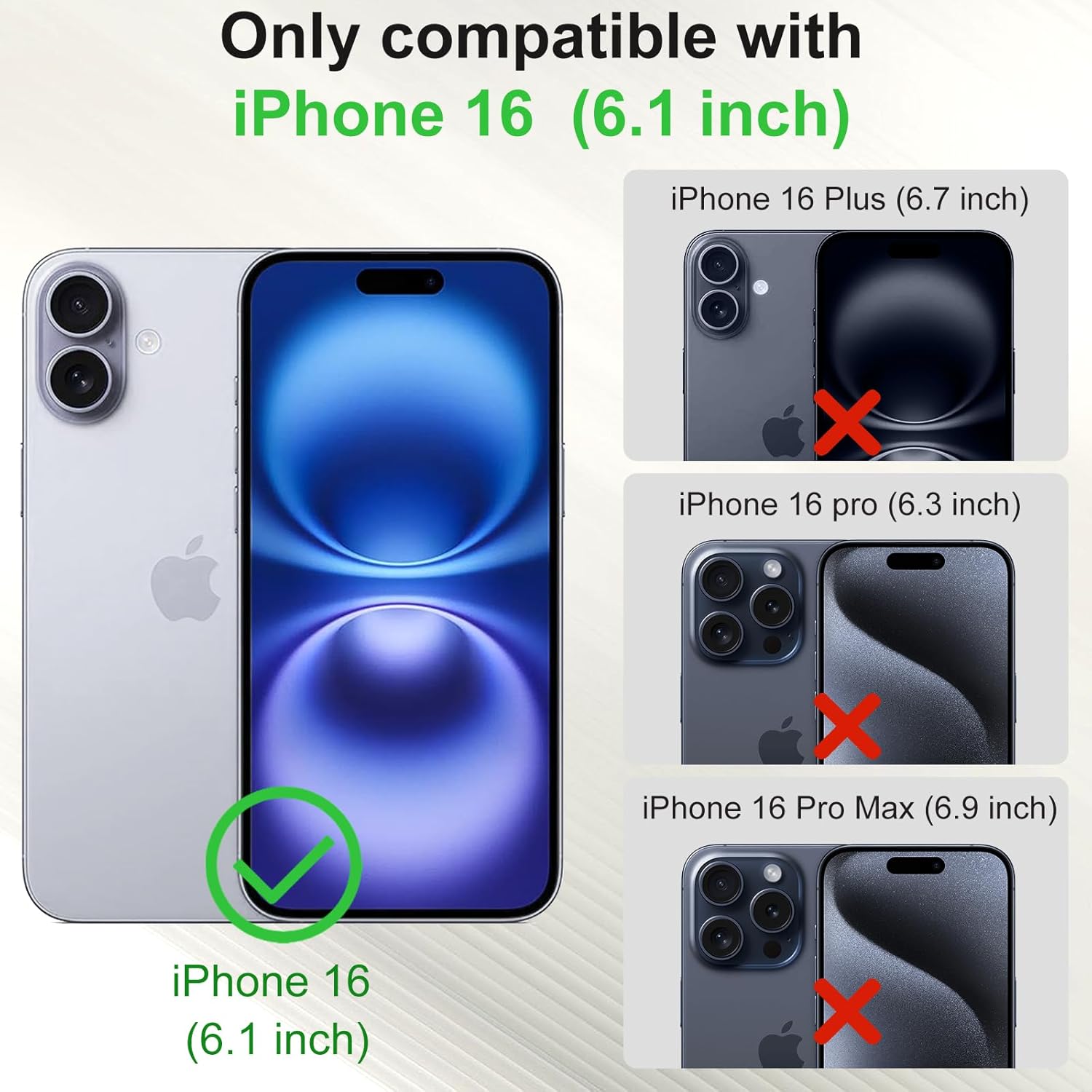 KEZiHOME Compatible with iPhone 16 Wallet Case, Genuine Leather RFID Blocking Folio Case with Card Holder, Magnetic Kickstand Phone Protective Flip Cover Case for iPhone 16 5G 6.1 inch (Brown)