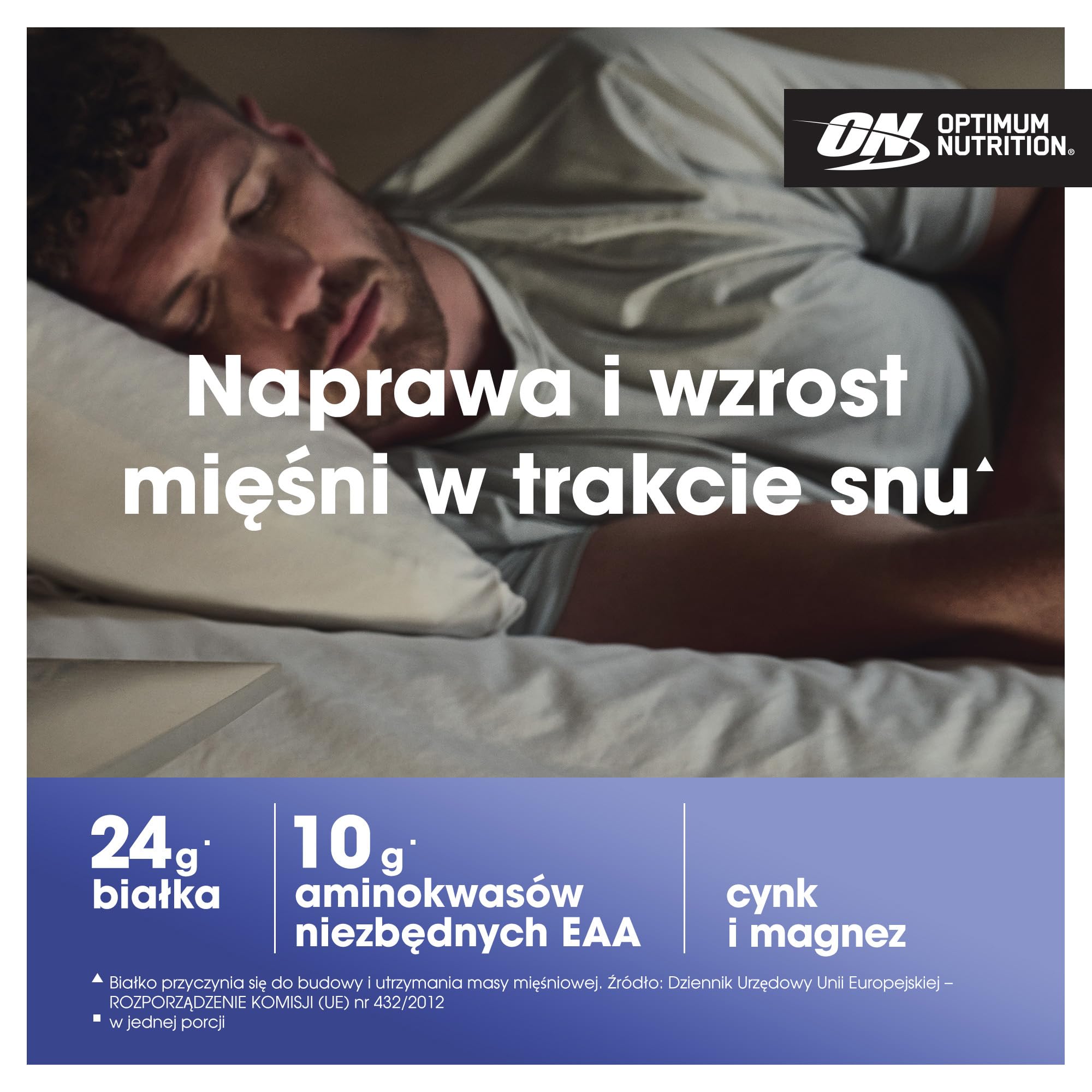 Optimum Nutrition Gold Standard 100% Casein Wolno przyswajalna odżywka na noc z cynkiem, magnezem i aminokwasami, wspomagająca wzrost i odbudowę mięśni, smak Chocolate Supreme, 28 porcji, 924 kg
