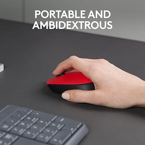 Miniatura 3 de Logitech Mouse inalámbrico M170 para PC, Mac, portátil, 2.4 GHz con mini receptor USB, seguimiento óptico, duración de la batería de 12 meses,