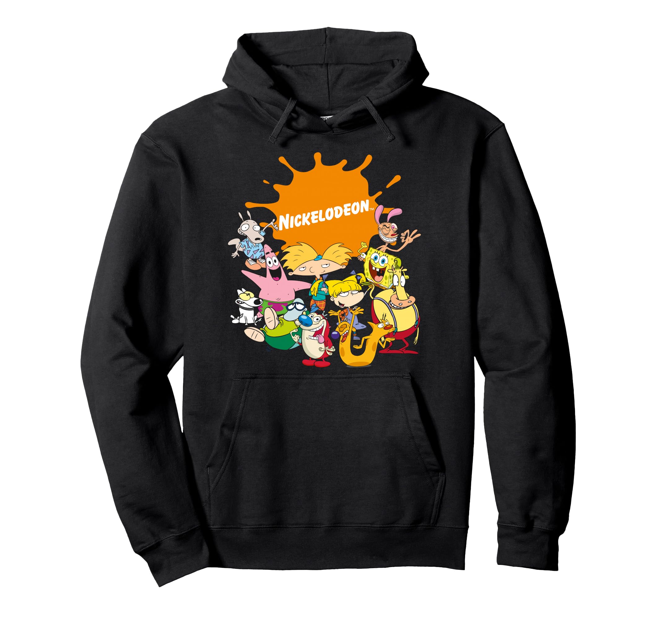 Splatter Logo Group Shot Graphic Hoodie Pullover Hoodie