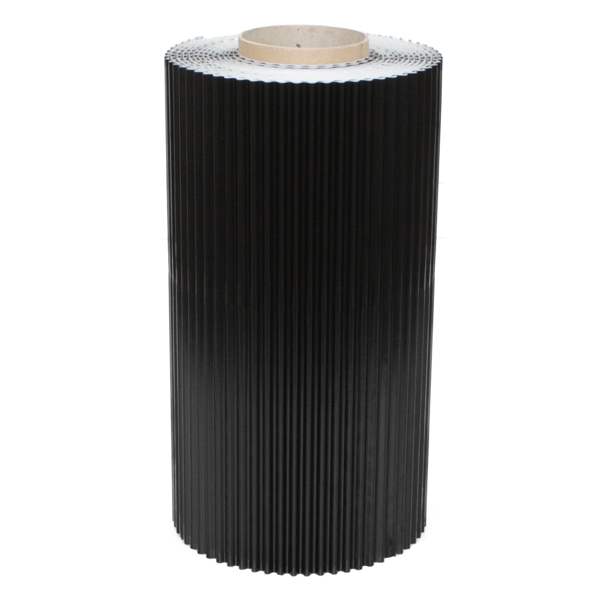 WK-Alu-Flex - plissiert, Wand- und Kaminanschlussband, Rollenlänge: 5 m, Breite: 300 mm, Farbe: Schwarz