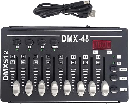 DMX Controller DMX Light Controller Portable DJ Controller DMX Console Accessories Wedding KTV Stage Light Controller