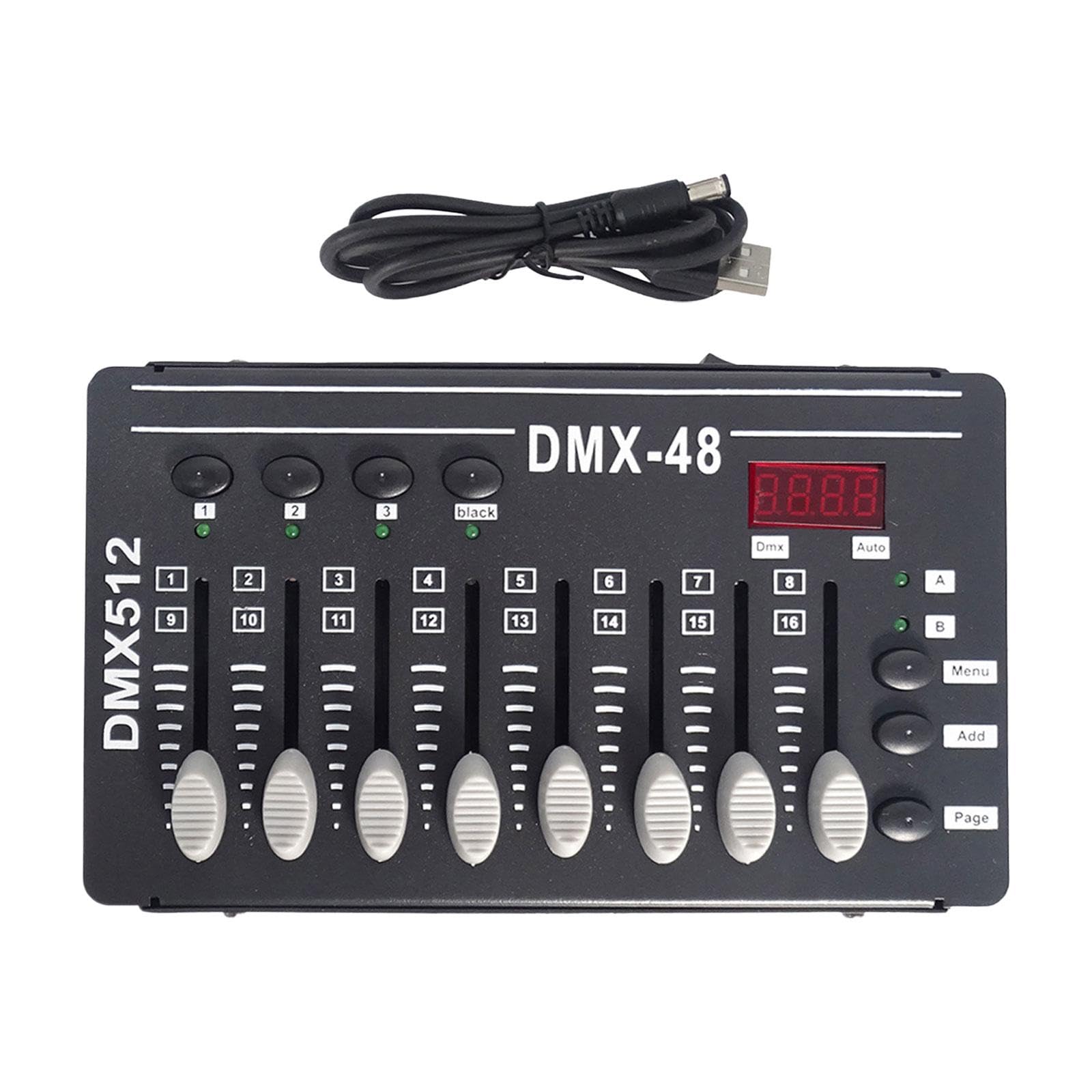 Controller, Controller Luci con USB, Controller 512 per Feste, Discoteca, Operatore, Controllo Luci