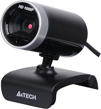 A4Tech PK-910H Internet Camera, 1080P Full HD, 16MP, With Microphone, 9.4 x 3.71 x 5.79 cm, USB, Silver/Black