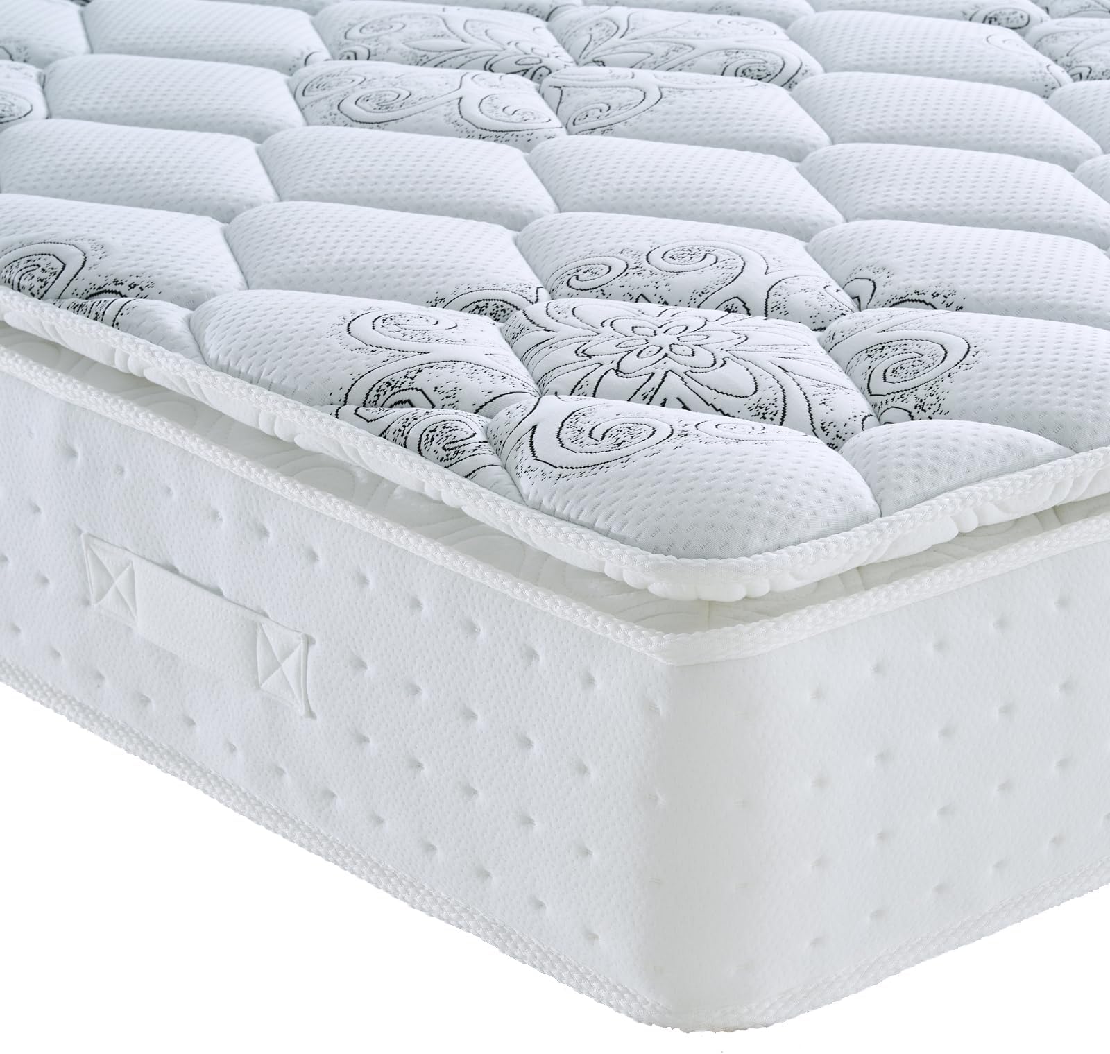 Vesgantti 3FT Single Mattress, 10.6 Inch Pocket Sprung Mattress Single