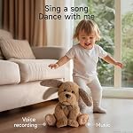 OR OR TU Baby Animated Plush Dog, Interactive Singing Talking Puppy Dog Stuffed Animal Toys, 10”