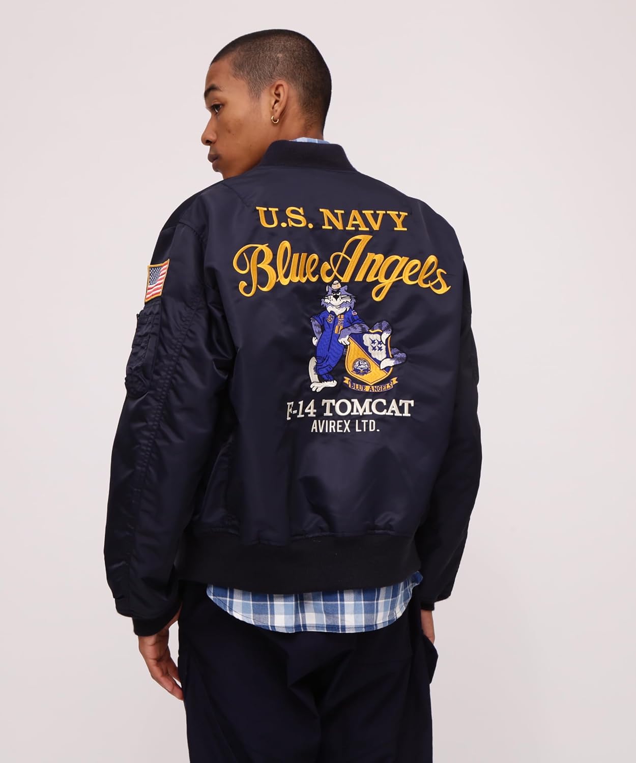 アヴィレックス] ジャケット L-2 BLUE ANGELS F-14 L-2 ブルー