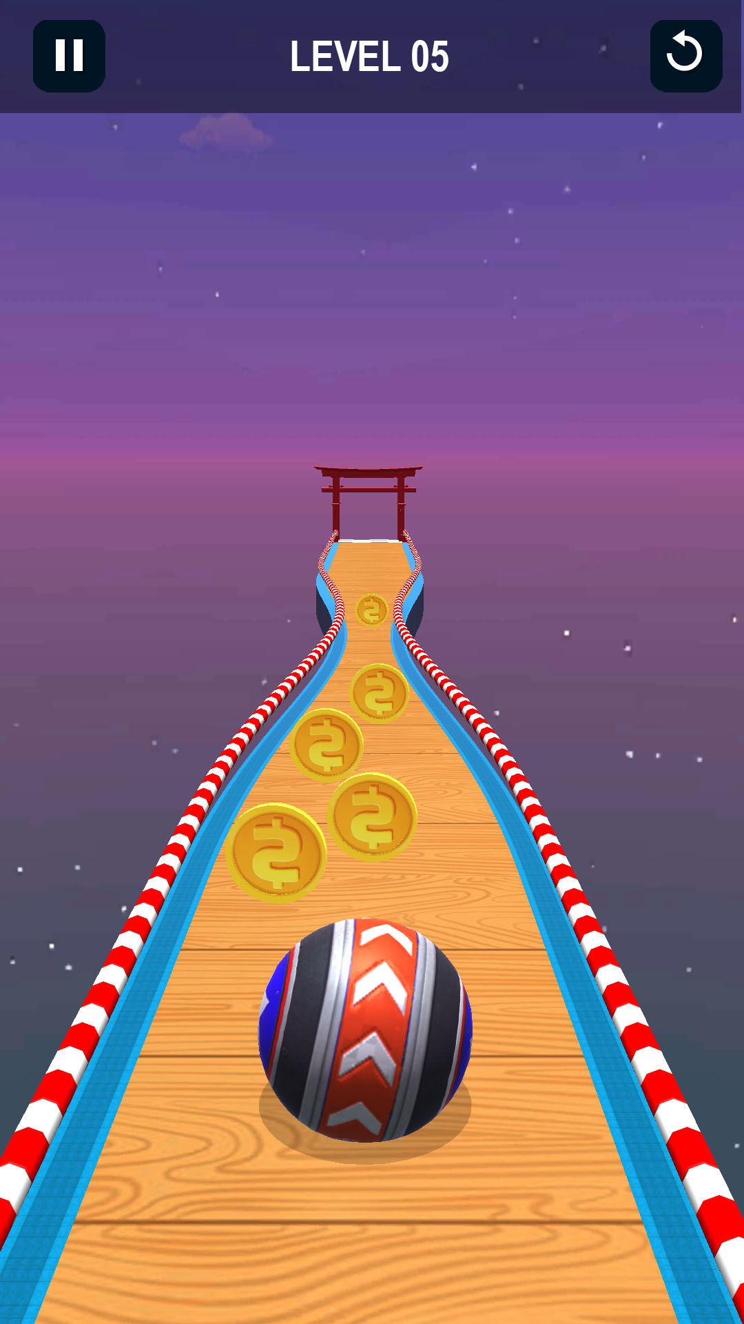 Sky Rolling Ball Race Jump Master Going Run Adventure Big Balls