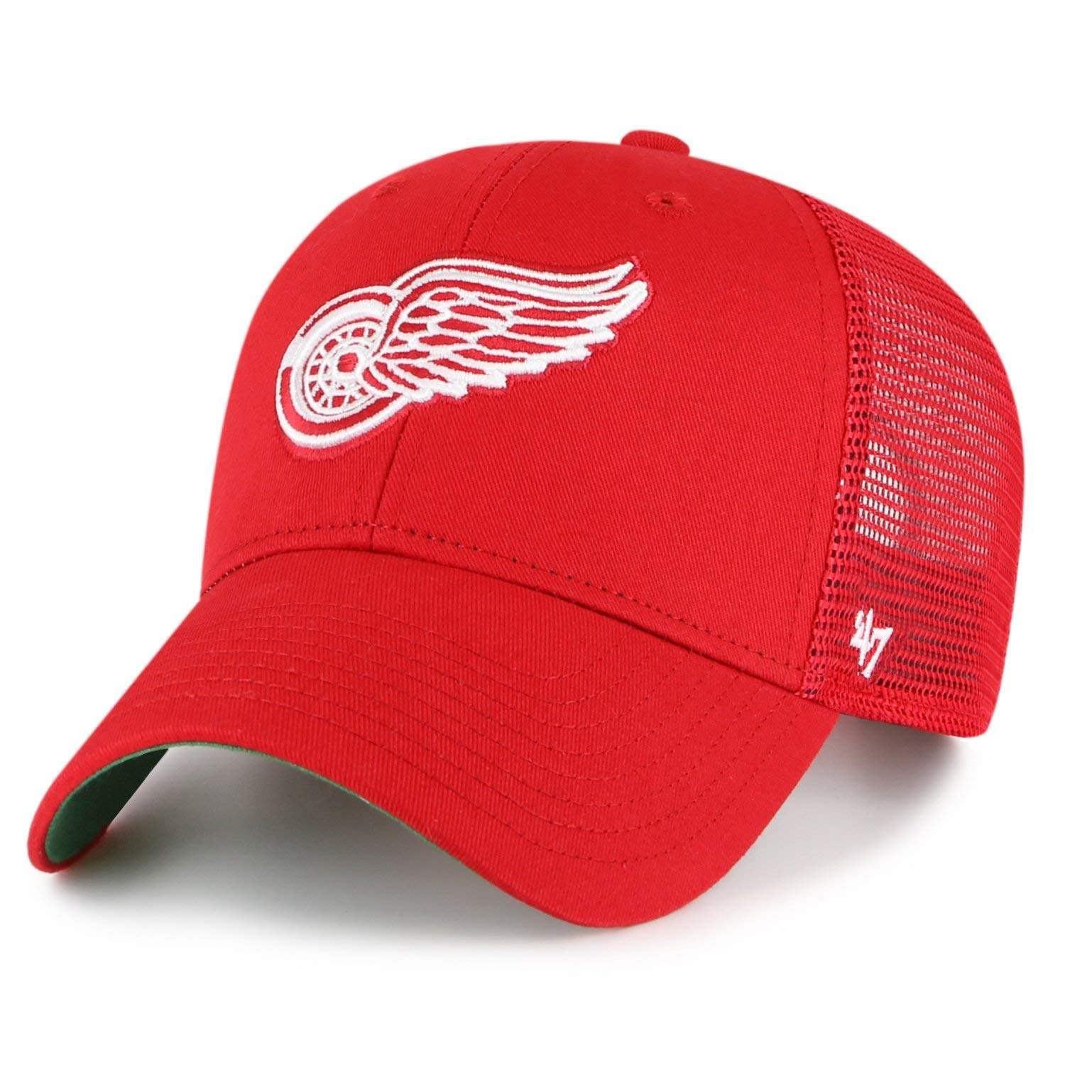 47 Detroit Red Wings NHL Most Value P. Branson Red Adjustable Trucker Cap, Detroit Red Wings #36731