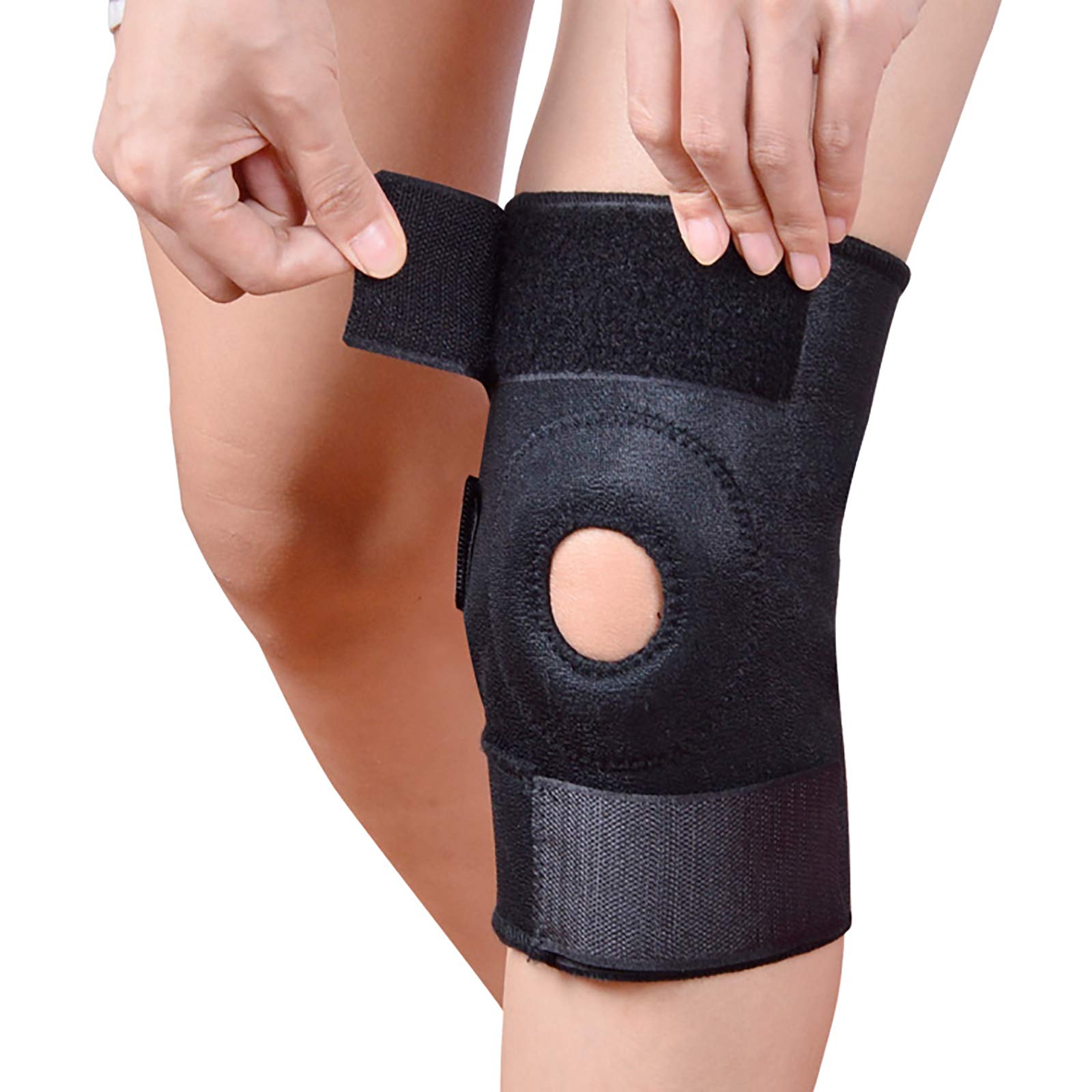 SPEINY Men and Women Knee Brace Stabilizer Adjustable Sport Knee Support for ACL, MCL, Breathable Knee Compression relieves Arthritis Tendonitis Pain Ankle Brace