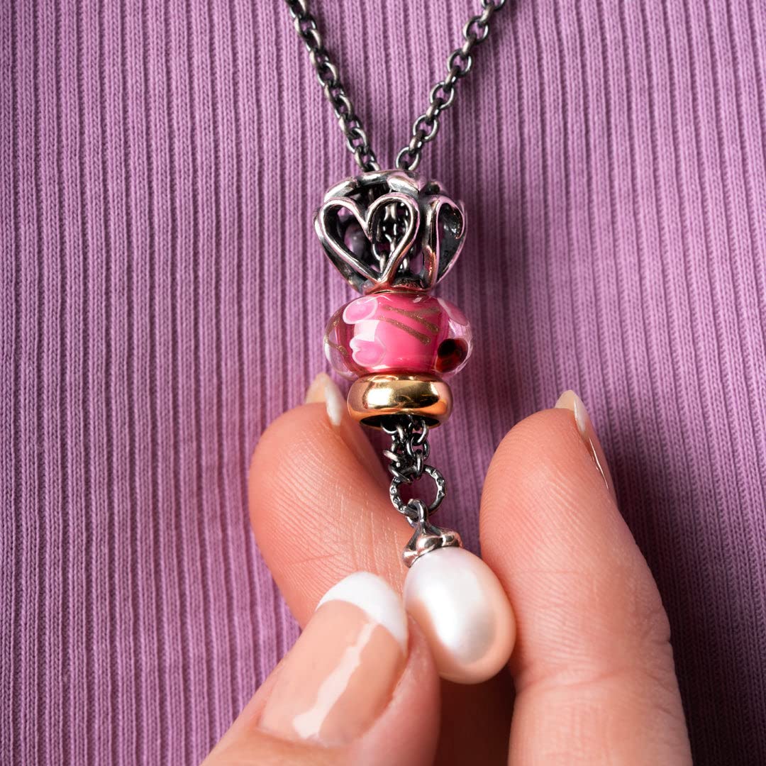 Trollbeads Perle en verre d'amour et de sécurité TGLBE-20368, taille unique, Verre