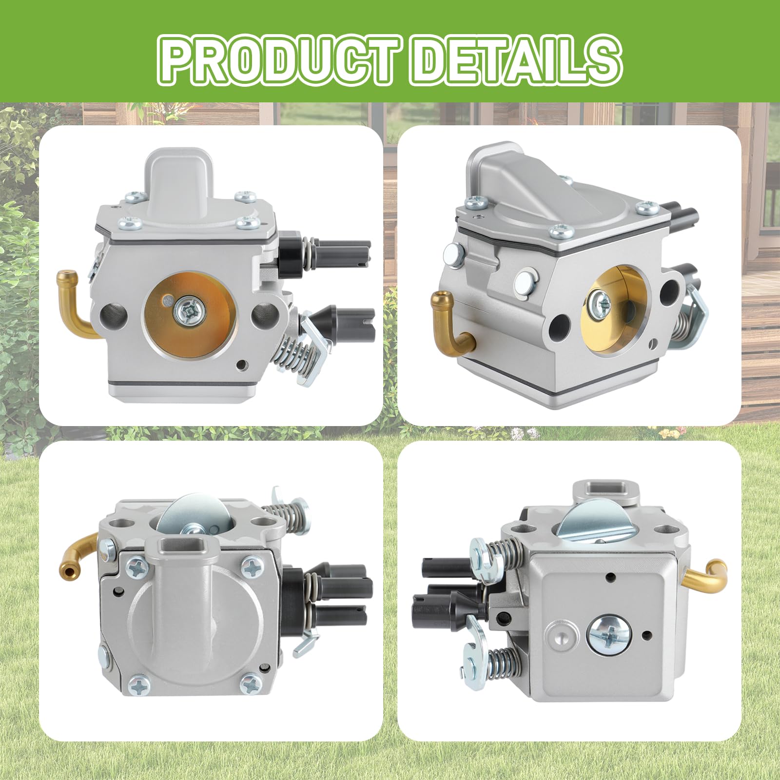 Carburador 1125-120-0651 para motosierra Sthil 034 036 MS340 MS350 360Pro Tillotson 40-HE-20A Parts Zama C3A-S31A Carb con kit de afinación