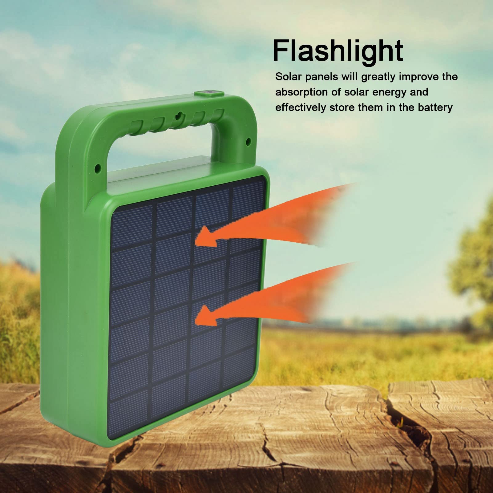 Lampada Da Campeggio Solare 2400 Lumen Con Power Bank, Torcia LED 5 Modalità, Ricaricabile A Manovella, Impermeabile