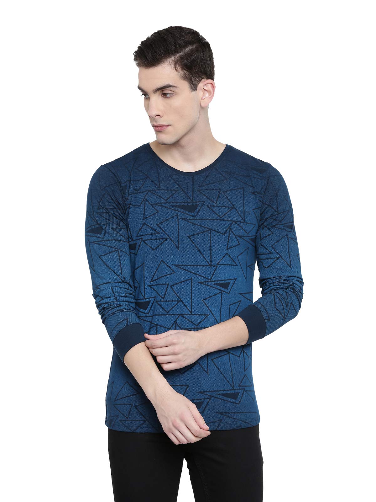 ADROMen's Cotton Regular Fit T-Shirt