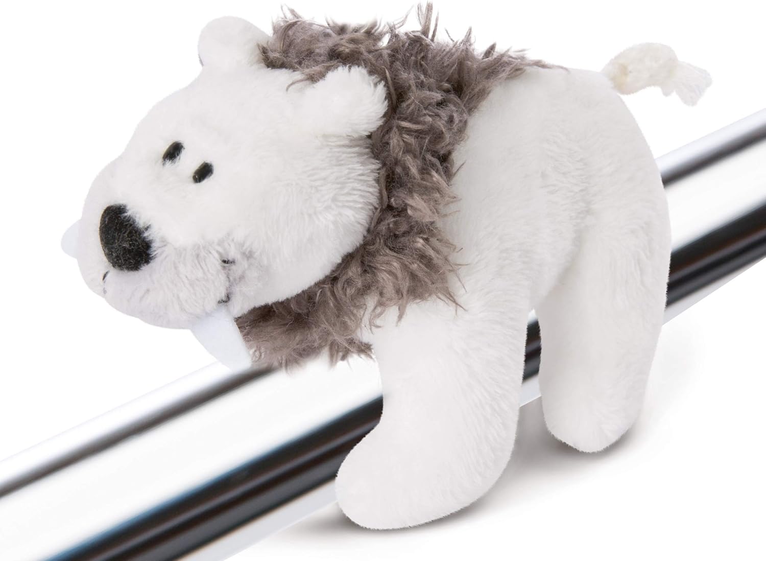 NICI- MagNICI Oso Polar Dientes de Sable Thorben 11cm, Color Blanco, 11 cm Animal magnético (46641)