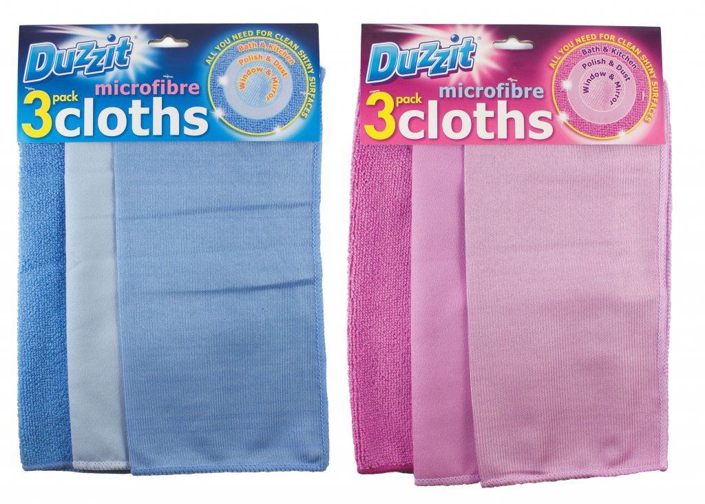 Duzzit Assorted Cloth Microfibre Pack 3