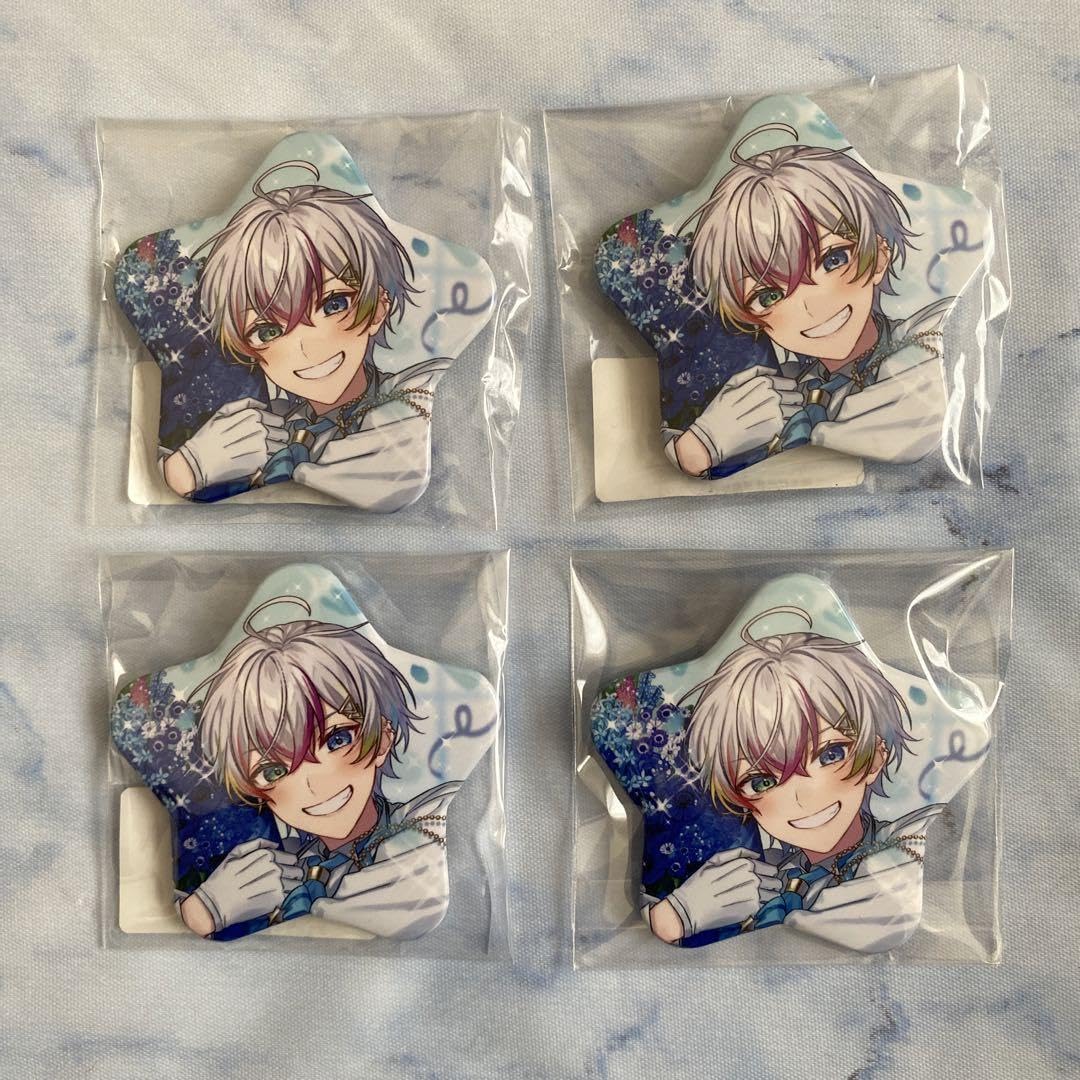 Amazon | 歌い手 すたぽら れるくん 生誕 星型 缶バッジ 4点セット