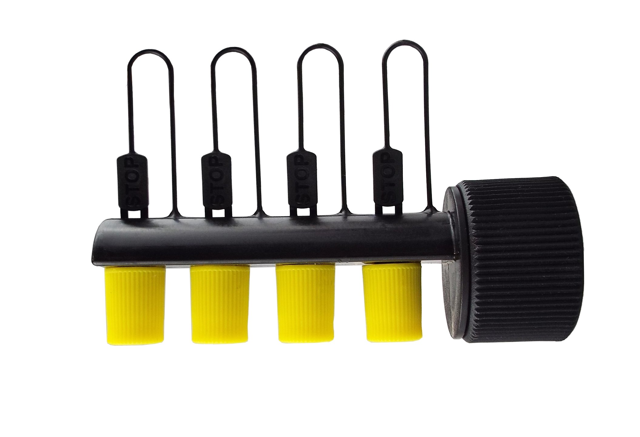 Cost Wise Women's Cost Wise® 4 Way Micro Irrigation Manifold/Splitter (Allows 4 Outlets From One Water Source, 3/4" Bsp Threaded Inlet, 4 X 4Mm Pipe Outlets, Metal, Threaded (Bsp) Connector, 4Mm Size)