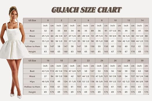 homecoming dress size chart Amazon.com: Gujach White Short Dresses with Bow 2025 Jacquard Satin Mini Corset Formal Cocktail Party Prom Gown Petite US0 : Clothing, Shoes & Jewelry devin short slip dress