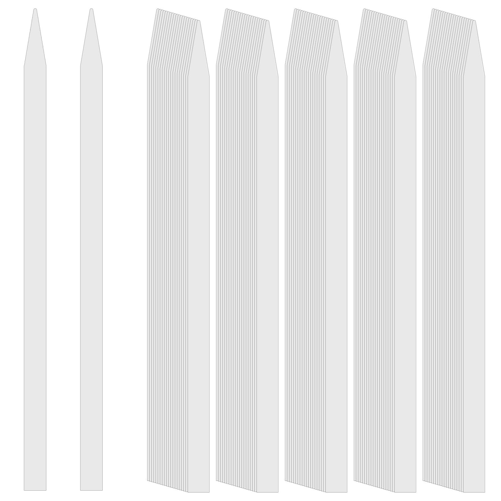 400 Pcs Perfume Paper Test Strips Disposable White Perfume Test Strips for Fragrances Scents Essential Oils Aromatherapy Testing (Pointed Head)