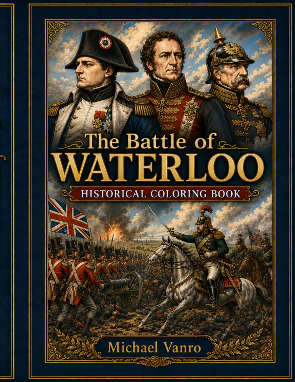 THE BATTLE OF WATERLOO: Historical Coloring Book