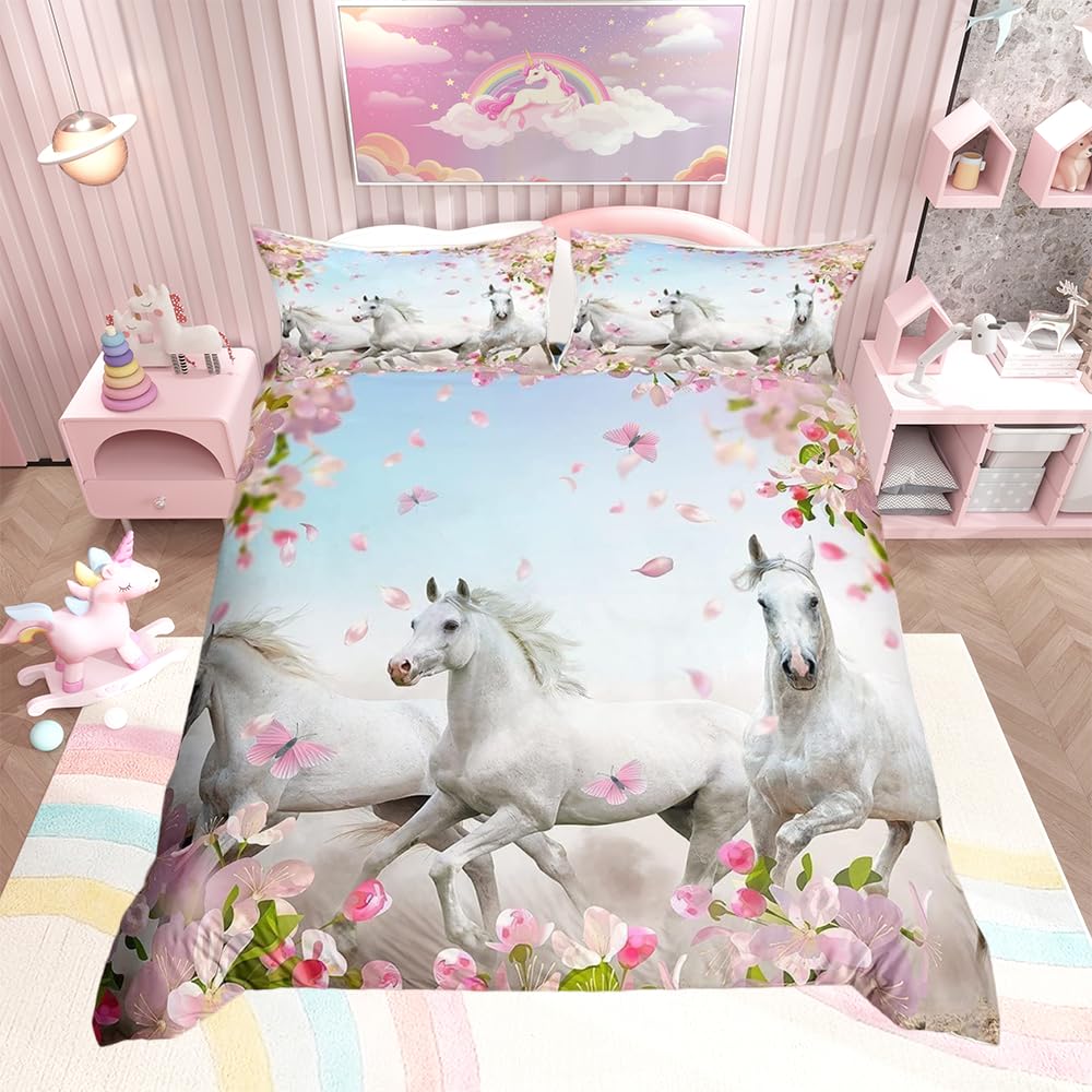 Housse de couette 3D lit double parure de lit facile à laver