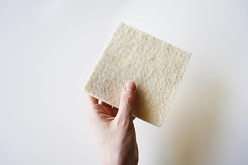 Miniatura 6 de Wool Sponges 2-Pack - Environmentally Friendly, Long-lasting & Compostable - Perfect for Dishes, Face, Body & Surfaces