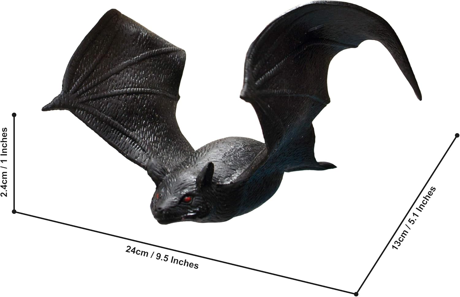 Bat, Stretchy Toy from Deluxebase. Super Stretchy Animal replicas That Feel Real, Great for Kids - Image 3