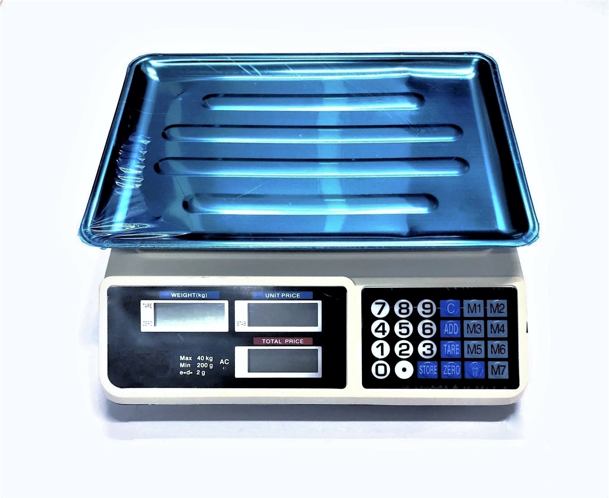 TEMPO DI SALDI Bilancia Elettronica Digitale Professionale Da 5 Gr A 40 Kg Con Divisione 5 Gr