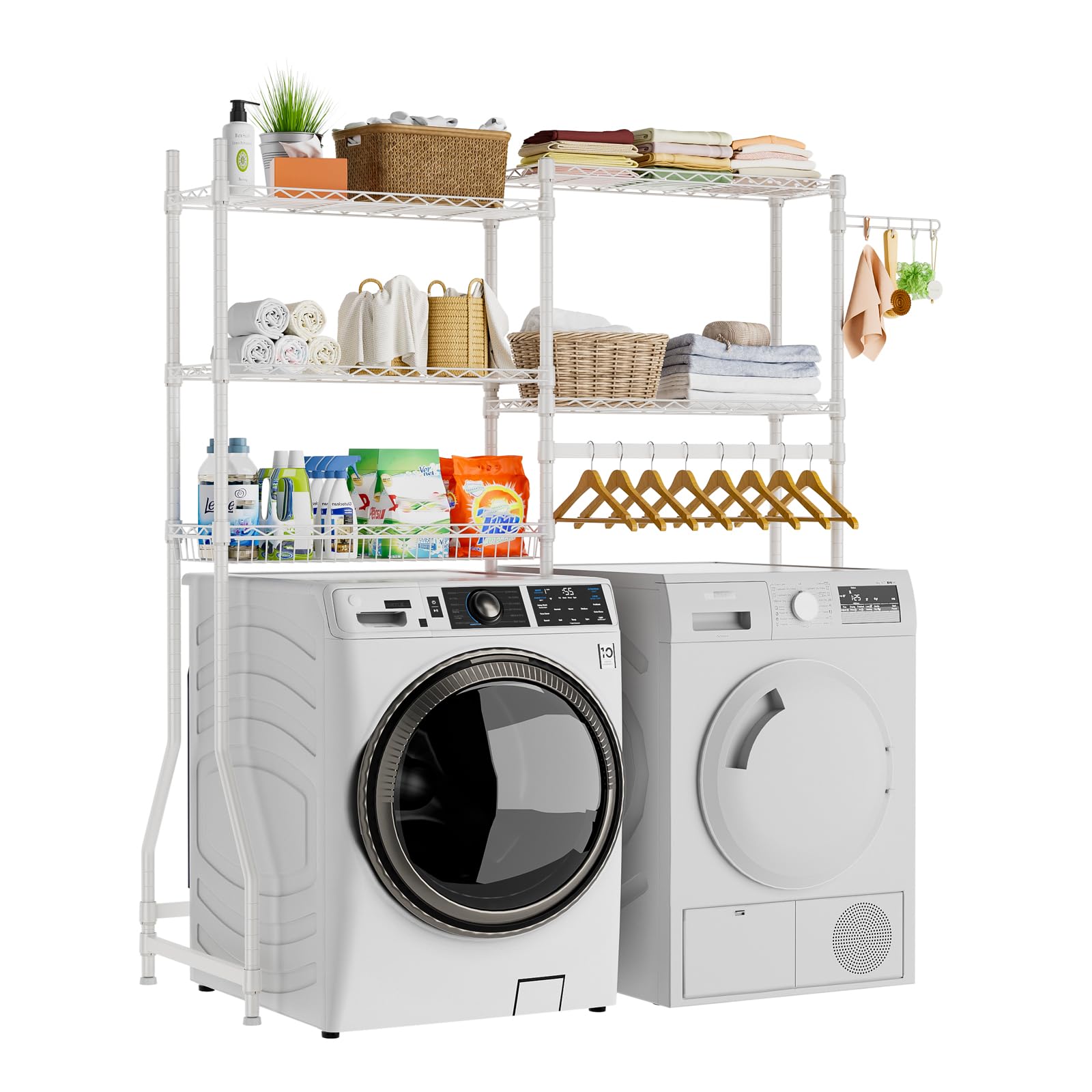 Golpart Laundry Organizer Shelves Over the Washer and Dryer Storage Shelf