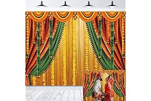 10x8ft Indian Traditional Pooja Backdrop