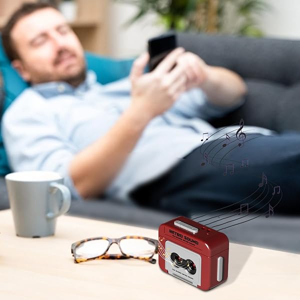 Stranger Gadget Things, Funny Keychain, Mini Cassette Recorder, Retro Sound Keychain, Retro Tape Recorder Keychain, Retro Keyboard With Music, Can Play, Decoration Small Gifts - 5