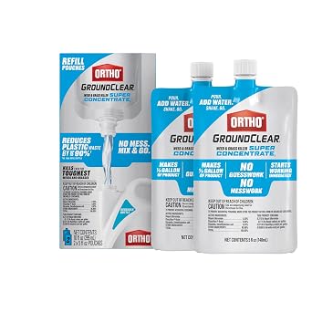 Ortho GroundClear Weed & Grass Killer Super Concentrate1, Refill Pouches