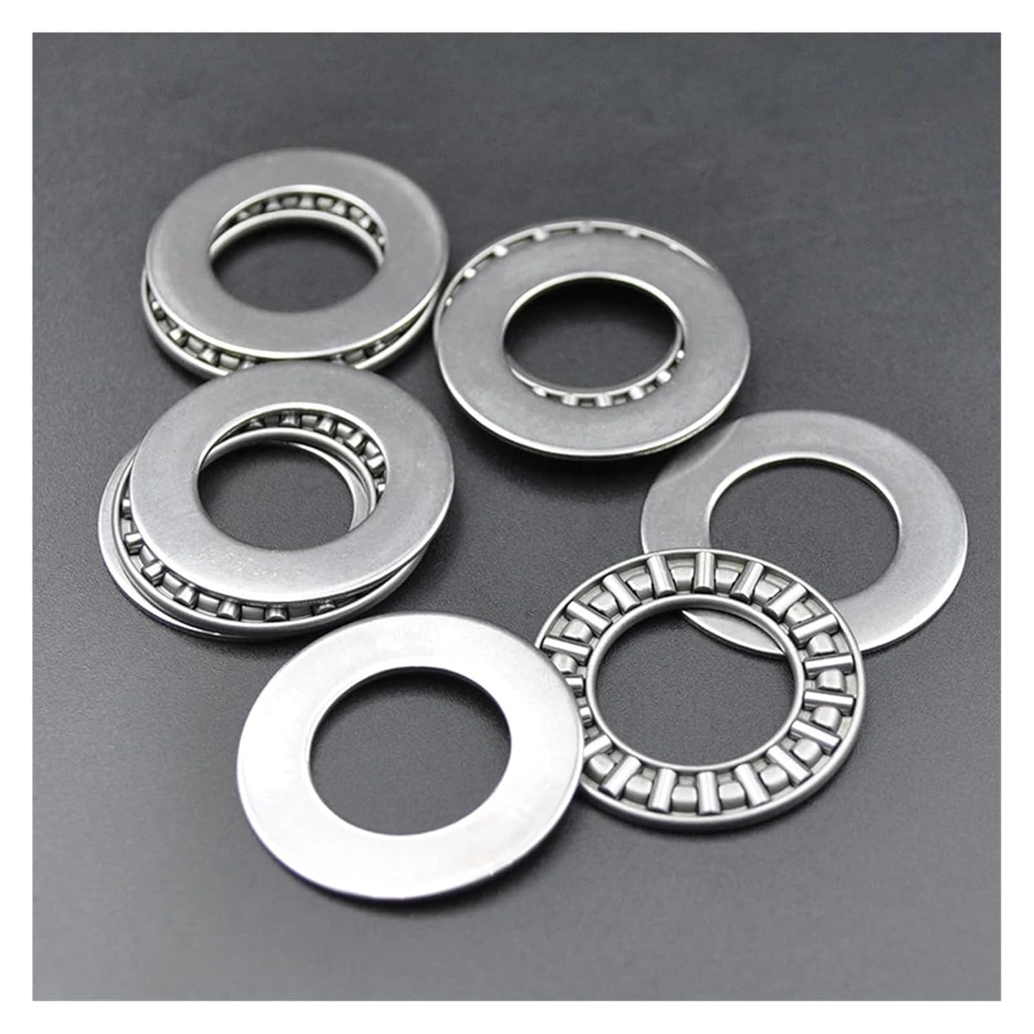 50 Sets of AXK1730+2AS Plane Thrust Needle Roller Bearings 17x30x4mm Thrust Roller Bearings