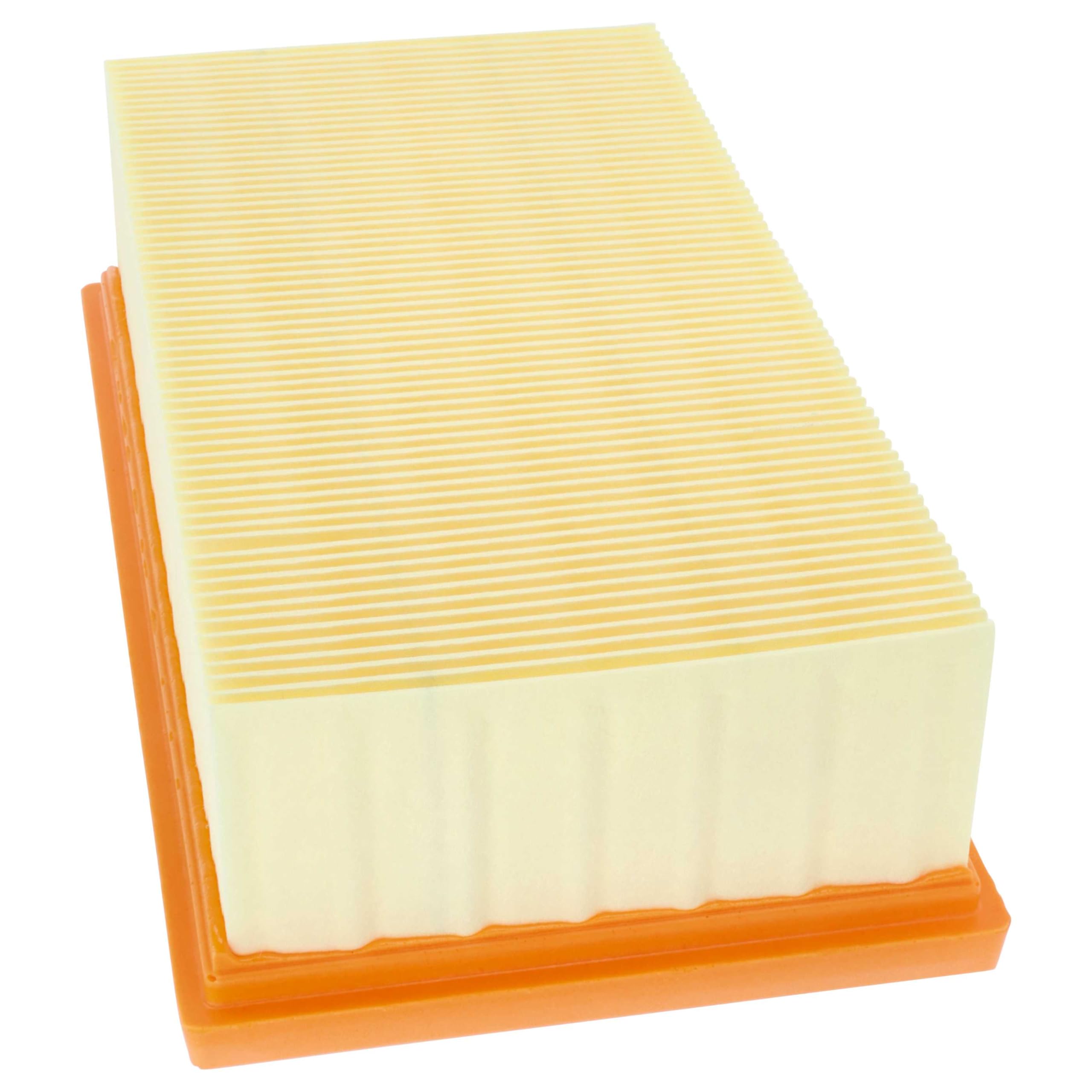 vhbw 10x Filtro plisado plano L - M reemplaza Festool 452065 para aspiradora, seco y húmedo - Elemento filtrante