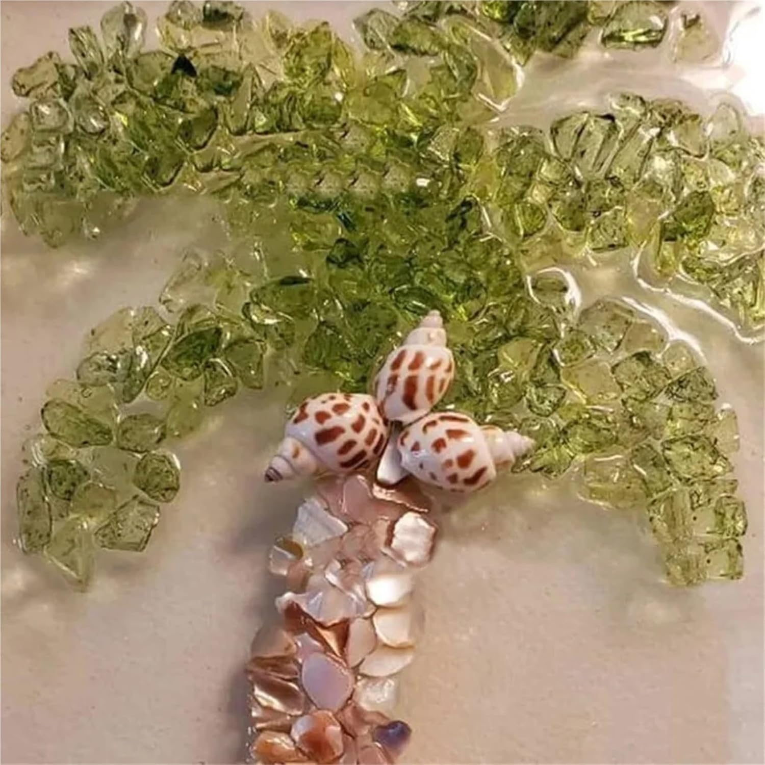 Sea Glass Art Kit, DIY Mosaic Arts and Craft Kits Ocean Painting Kit,DIY Resin Beach Art Kit, Resin Beach Art Kit for Home Decoration, Resin Sea Glass Art Kit(Sea Turtle)