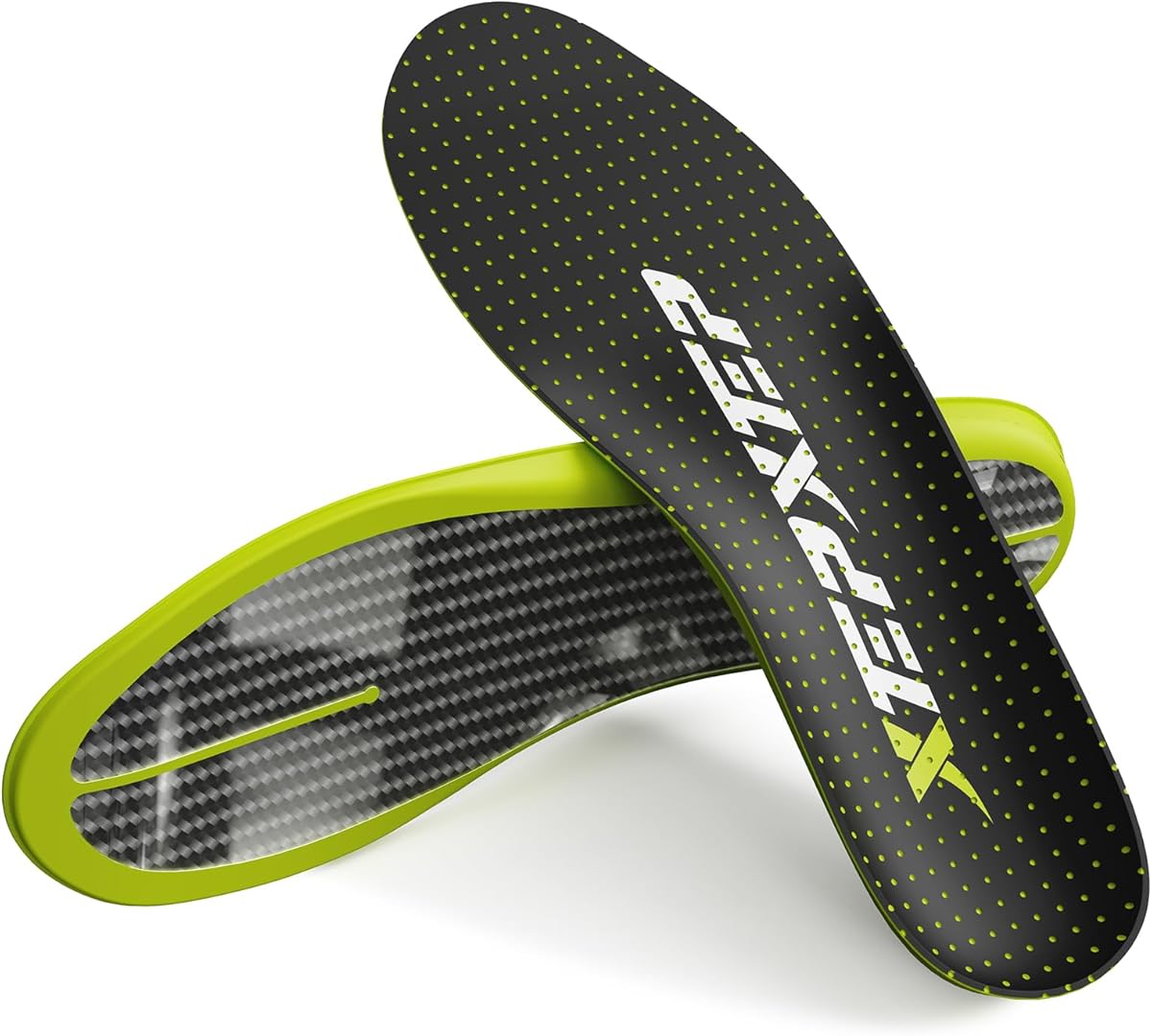 2026 Sport Carbon Fiber Performance Insoles –Customized Inserts, Non-Cleated Shoes–Basketball, Volleyball, Racquet Sports, Running & More–Run Faster, Jump Higher, Recover Quicker, Protect from Injury