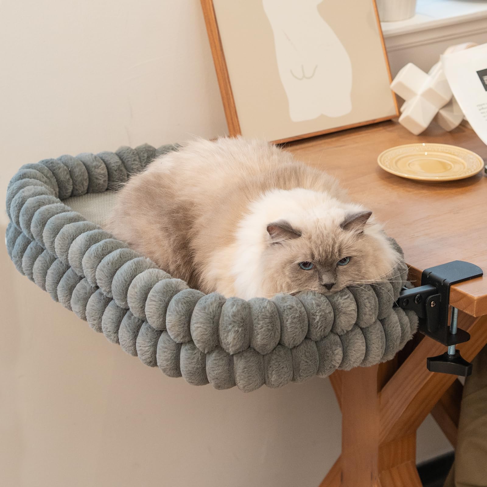CheerPals Cama para gatos, plegable 90°, cama de mesa B01402L
