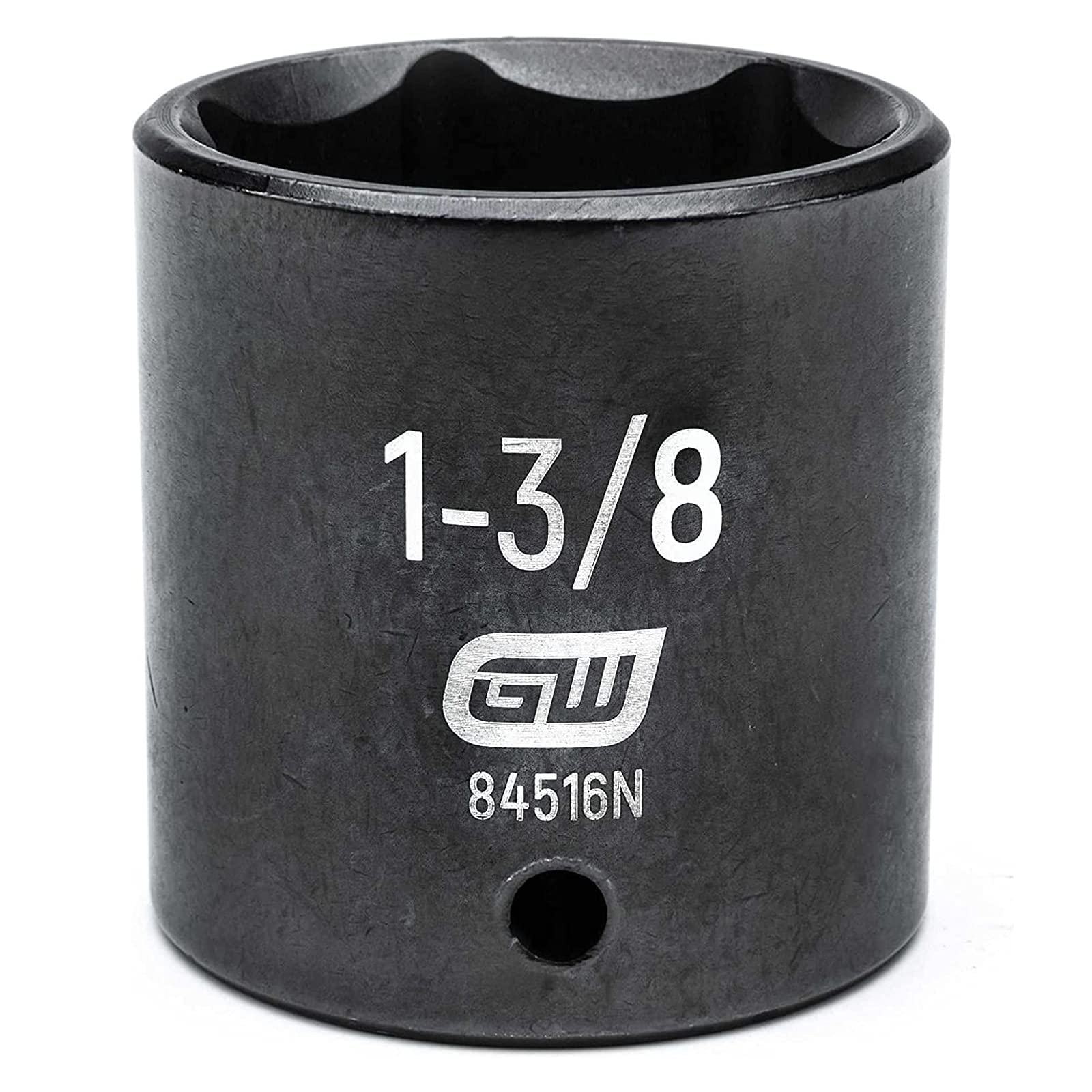 GEARWRENCH 1/2" Drive 6 Pt. Standard Impact Socket, 1-3/8" - 84516N