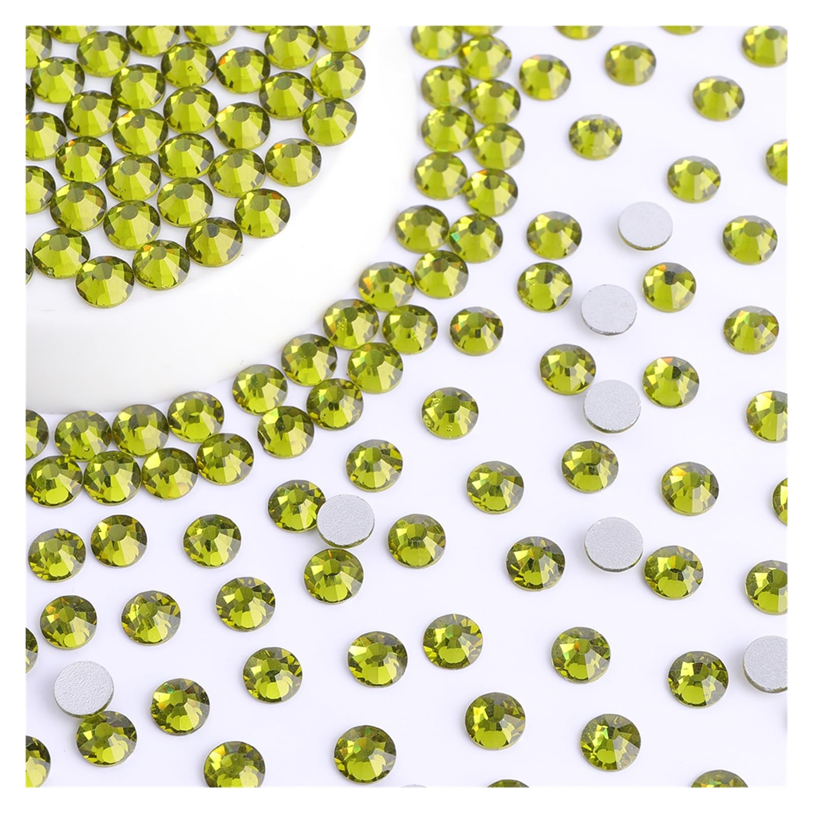 Glass Nail Art Rhinestones Glitter Round Flatback Crystal SS6 SS20 Manicure