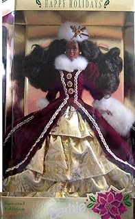 1996 African American Happy Holidays Barbie