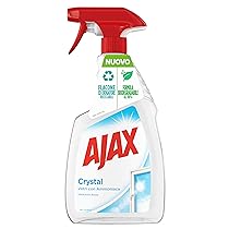 Ajax – Detersivo Crystal Clean, per Vetri, Con Ammoniaca, 100% Anti-Alone – 750 ml