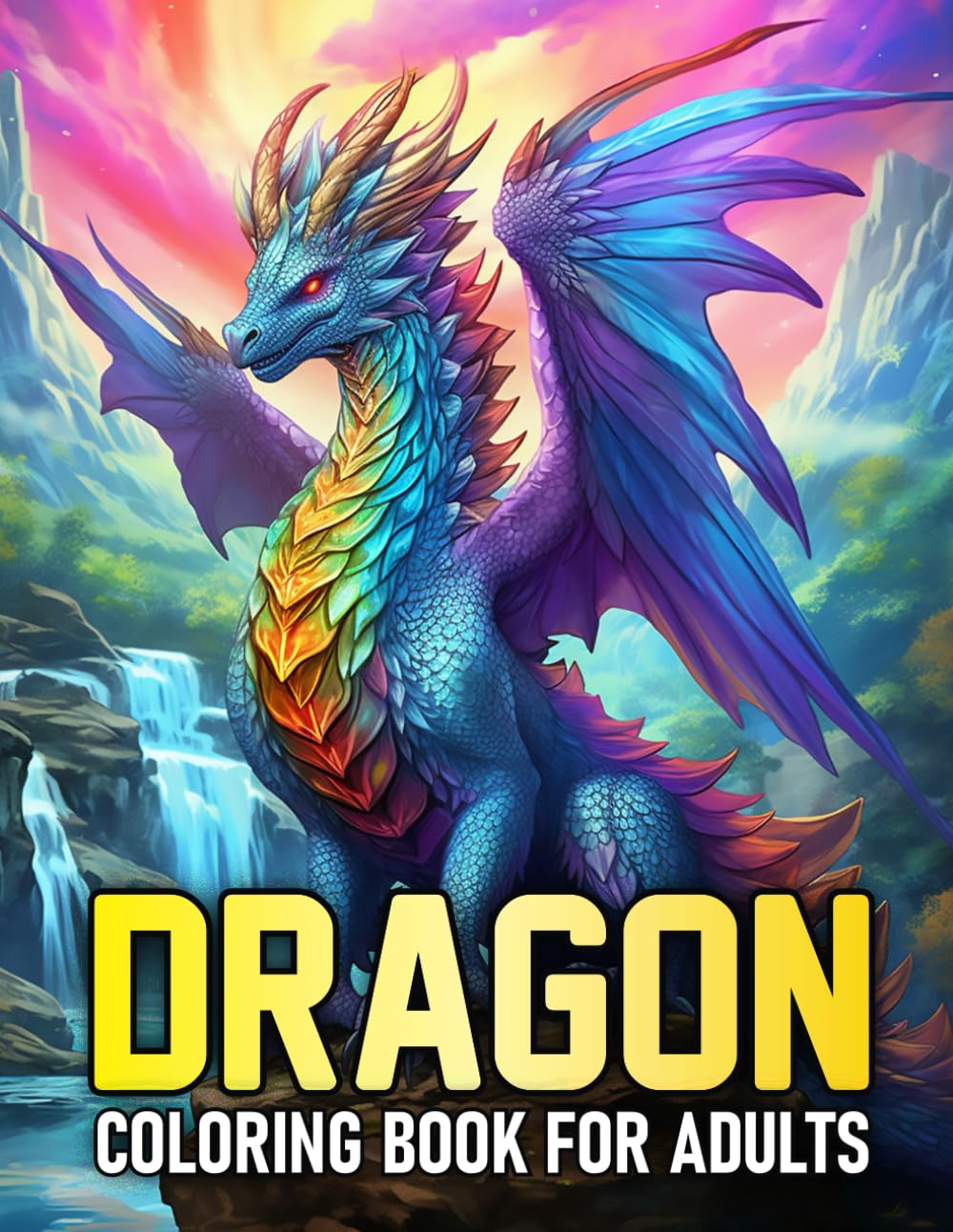 DRAGON COLORING BOOK FOR ADULTS. MAGIC AND FANTASY: MINDFULNESS AND ANTI- STRESS COLORING BOOK. 50 IMAGES FOR RELAXATION
