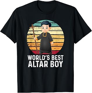 Vintage World's Best Altar Boy Catholic T-Shirt